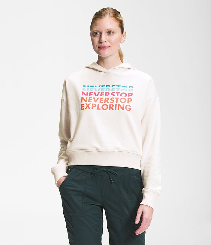 Sudadera Con Capucha The North Face Mujer Logo Play - Colombia XLUOHV435 - Blancas